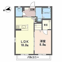 シャーメゾンY1 1LDKの間取図画像