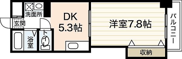 広島県広島市西区横川新町(賃貸マンション1DK・4階・31.00㎡)の写真 その2