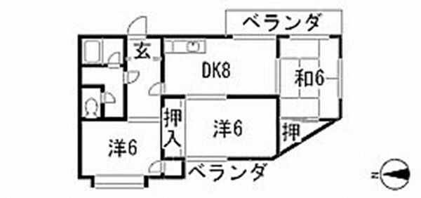 広島県広島市西区高須1丁目(賃貸マンション3LDK・1階・67.98㎡)の写真 その2