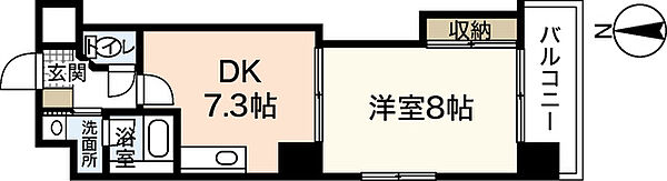 ビバーチェ平野町 ｜広島県広島市中区平野町(賃貸マンション1DK・4階・34.57㎡)の写真 その2