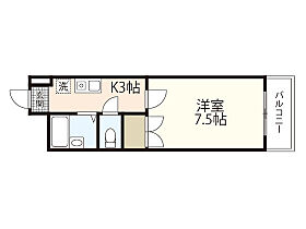 広島県広島市西区楠木町1丁目（賃貸マンション1K・3階・24.08㎡） その2