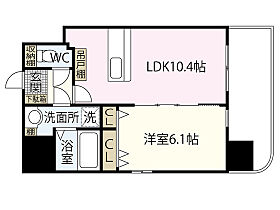 シティタワープレミアム  ｜ 広島県広島市中区国泰寺町2丁目（賃貸マンション1LDK・6階・40.07㎡） その2