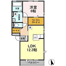 Ellis　A棟  ｜ 広島県広島市中区吉島西1丁目（賃貸アパート1LDK・2階・49.20㎡） その2