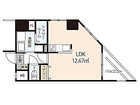 広島県広島市西区古江西町（賃貸マンション1R・3階・29.76㎡） その2