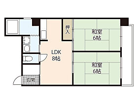 諏訪ビル  ｜ 広島県広島市中区広瀬北町（賃貸マンション2LDK・5階・42.90㎡） その2