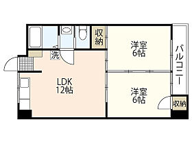 下井田マンション  ｜ 広島県広島市中区住吉町（賃貸マンション2LDK・2階・45.36㎡） その2