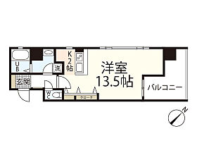 グラビスコート十日市  ｜ 広島県広島市中区猫屋町（賃貸マンション1R・12階・37.11㎡） その2