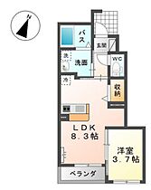 広島県廿日市市大野早時（賃貸アパート1LDK・1階・32.36㎡） その2