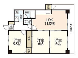 間取図画像 3LDK