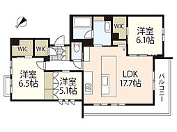 Ｙａｎａｇｉ　Ｔａｋａｓｕ 4階3LDKの間取り