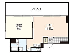 間取図画像 1LDK