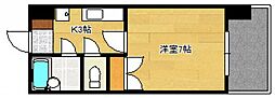 コンフォール三滝 1Kの間取図画像