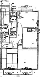 シャルマン・ロジェ壱番館 3DKの間取図画像
