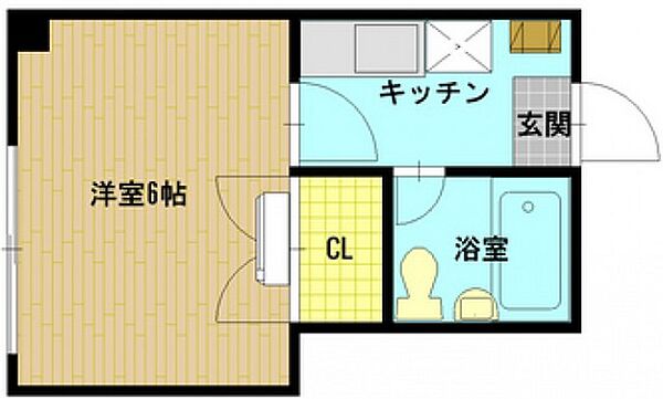 ドムスTK ｜広島県広島市南区皆実町3丁目(賃貸マンション1K・2階・25.47㎡)の写真 その2