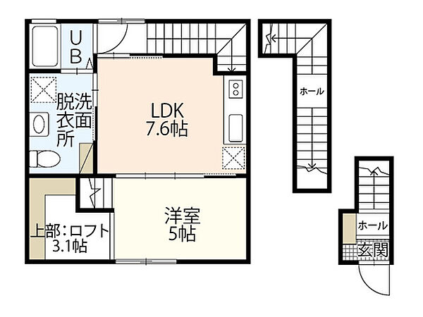 広島県東広島市西条町寺家(賃貸アパート1LDK・3階・37.67㎡)の写真 その2