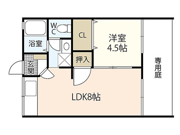 Goto apartment ｜広島県広島市中区吉島東2丁目(賃貸アパート1LDK・1階・30.48㎡)の写真 その2