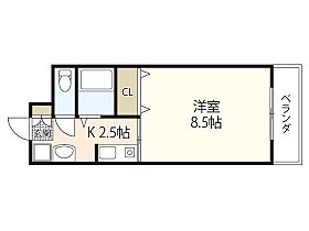 広島県広島市西区南観音4丁目（賃貸マンション1K・5階・25.80㎡） その2