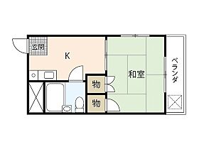 フローラル山手  ｜ 広島県廿日市市平良山手（賃貸マンション1K・1階・21.75㎡） その2