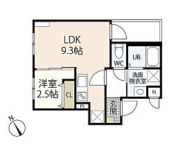 広島県呉市広本町3丁目（賃貸アパート1LDK・1階・30.62㎡） その2