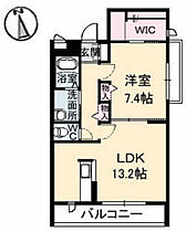 グランメール　23  ｜ 広島県広島市東区中山西2丁目（賃貸アパート1LDK・2階・53.08㎡） その1