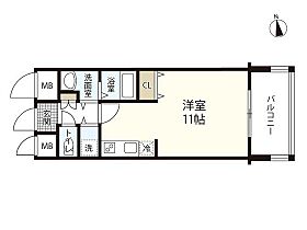 広島県広島市東区光町2丁目（賃貸マンション1R・8階・27.64㎡） その2