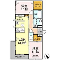 広島県広島市安芸区船越6丁目（賃貸アパート2LDK・3階・62.98㎡） その2