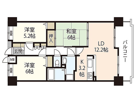 ヴェルパーク府中南_間取り_0