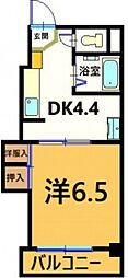 間取図画像 1K
