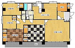 グリームマンション 5LDKの間取図画像