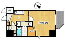 EIGHT VALLEY59 五日市駅前 1Kの間取図画像