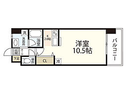 ロイヤルシャトー大須 ワンルームの間取図画像