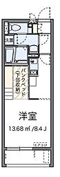 ミランダフィニアン ワンルームの間取図画像