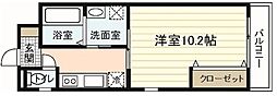 SK-1st 1Kの間取図画像