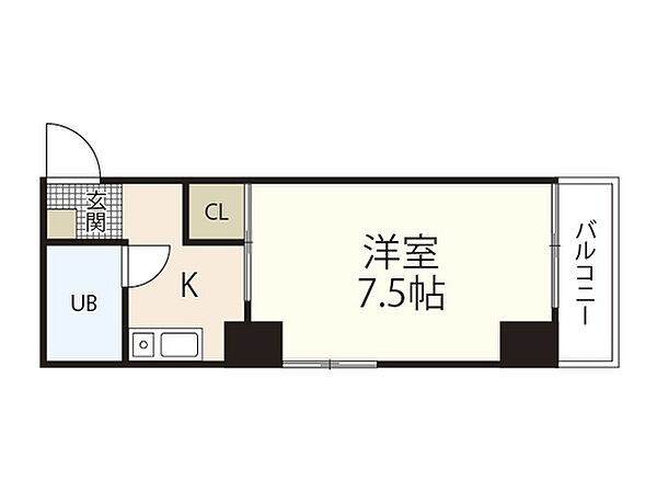 横田ビル ｜広島県広島市中区本川町3丁目(賃貸マンション1K・3階・24.90㎡)の写真 その2