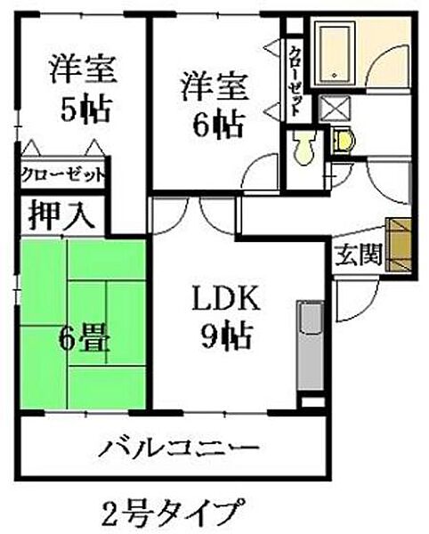 広島県広島市安佐南区西原8丁目(賃貸マンション3LDK・1階・58.17㎡)の写真 その2