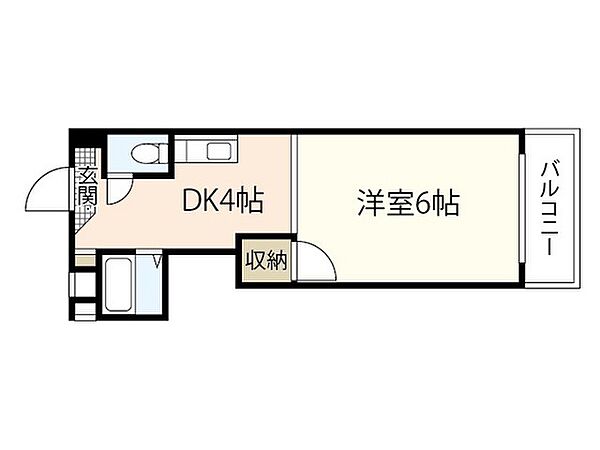 広島県広島市中区舟入本町(賃貸マンション1K・7階・23.57㎡)の写真 その2