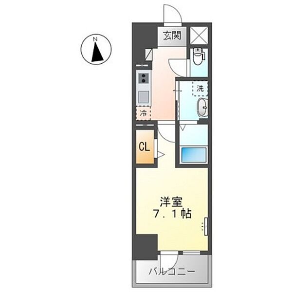 グランエッセ ｜広島県広島市西区中広町1丁目(賃貸マンション1K・11階・26.45㎡)の写真 その2