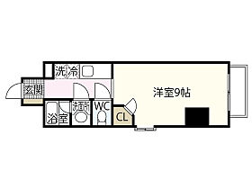 広島県広島市中区東白島町（賃貸マンション1K・11階・27.27㎡） その2