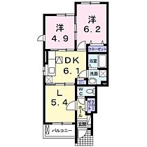 アンフレッチェ  ｜ 広島県広島市安佐南区八木9丁目（賃貸アパート2LDK・1階・51.23㎡） その2