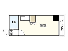 広島県広島市中区上幟町（賃貸マンション1R・8階・16.43㎡） その2