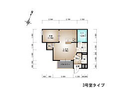 広島県広島市安佐南区長束西3丁目（賃貸アパート1LDK・1階・30.63㎡） その2