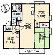 クレールせせら　B棟  ｜ 広島県広島市安佐南区川内6丁目（賃貸アパート3LDK・2階・62.75㎡） その2