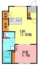 シンビオシスM7  ｜ 広島県広島市安佐南区緑井7丁目（賃貸アパート1LDK・1階・40.42㎡） その2