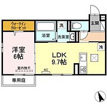 広島県広島市安佐南区長束4丁目（賃貸アパート1LDK・1階・40.39㎡） その2