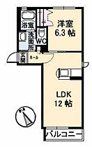 広島県広島市安佐南区祇園7丁目（賃貸アパート1LDK・2階・40.55㎡） その2