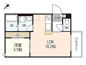 広島県廿日市市住吉1丁目（賃貸アパート1LDK・2階・33.12㎡） その2