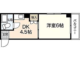 エセル三篠  ｜ 広島県広島市西区三篠町1丁目（賃貸マンション1DK・2階・19.05㎡） その2