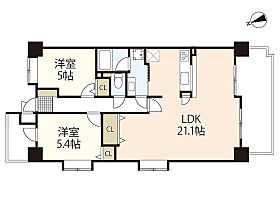 広島県広島市安佐南区大町東3丁目（賃貸マンション2LDK・4階・64.64㎡） その2