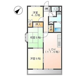間取図画像 3LDK