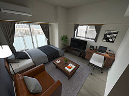 ソアヴィータ祇園大橋 4階1Kのリビング/ダイニング